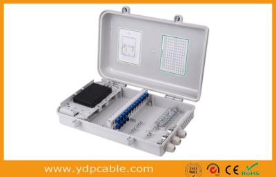 China Fiber Optical Terminal Box , 16 Fiber Optic Splitter Box For SC / UPC / SC / APC Adapter for sale