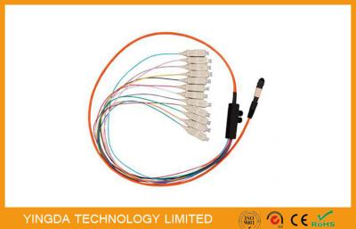 China High - density LC SC ST MT-RJ MTP MPO Cable TIA-604-5 / MTP Patch Cord for sale