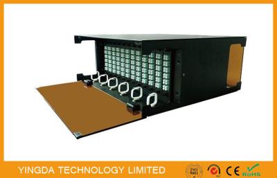 China 19 Inch 4U Rack Mount Fiber Optic MTP MPO Cable Patch Panel , LC SC FC Connector for sale
