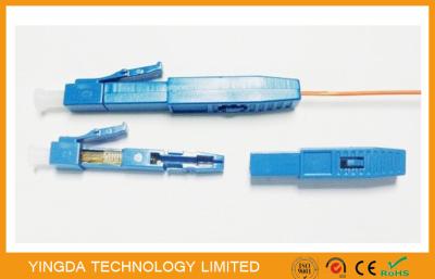 China Mechanical Fast Field Installation UPC LC Fiber Optic Connector  , Quick SC Connector  for sale