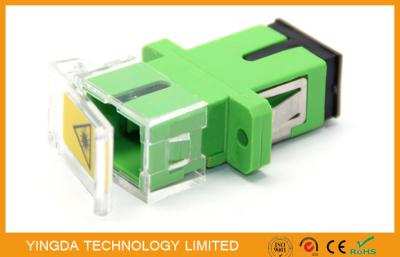 China Adaptador do obturador da fibra óptica do SC com plástico transparente, conjunto de Pathcord à venda