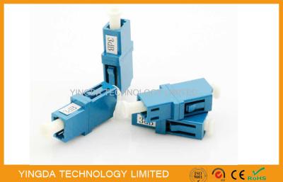 China Metal Fixed LC PC 3dB Singlemode Fiber Optic Attenuator Light Weight for sale