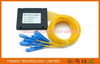 China Divisor 1x 8, SC el 1.5M del PLC de la fibra óptica del solo modo de GPON del módulo del divisor del PLC en venta