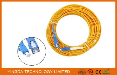 China Asambleas del metro/fibra óptica del cable SM SX 15 del cordón de remiendo de la fibra óptica del LC/del SC CATV en venta