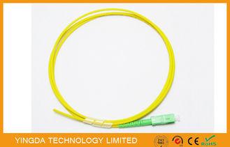 China Fiber Optic Pigtail SC APC SM SX 1.5 Meter 3.0mm LSZH, SC APC SM SX Pigtail 3mm for sale