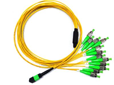 China A fibra lisa alaranjada de MPO MTP cabografa OM1 (62,5/125um), fã de FC - para fora cabo de remendo da fibra óptica à venda