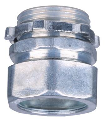China Thinwall EMT Conduit Fittings EMT To Rigid Compression Coupling Concrete Tight for sale