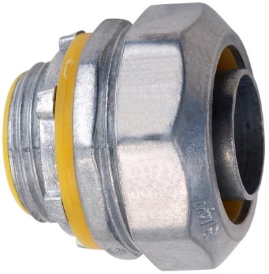 China Sturdy Flexible Conduit Coupling , Metal Straight Connector For Flexible Conduit for sale