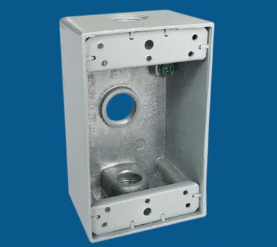 China 3 furos da tomada Waterproof a caixa elétrica/caixa de tomada elétrica exterior à venda