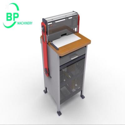 Chine Poinçon de papier semi automatique et machine à relier SPM450 pour la doubles fermeture de fil et poinçon de papier à vendre