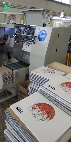 China metal single wire spiral notebook binding machine