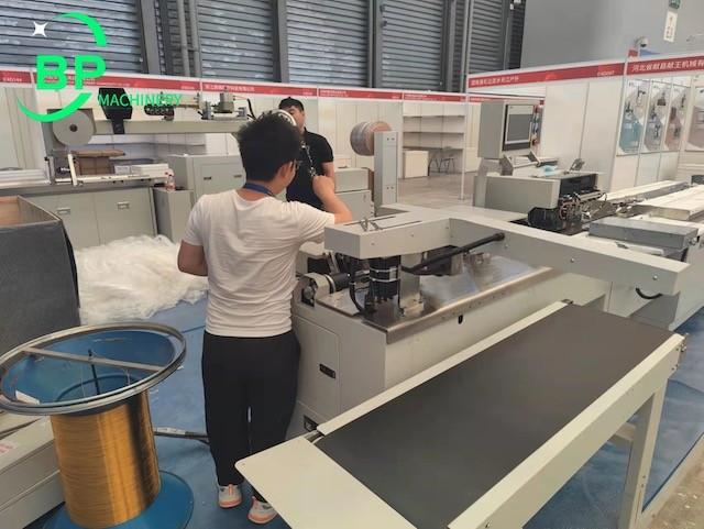 China automatic notebook spiral wire metal binding machine -Ningbo Bp Machinery