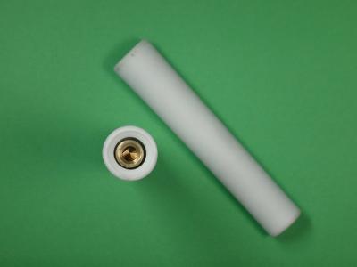 China 1 KΩ Straight White Ceramic Resistor , High Melting Point & Hardness & Abrasion Resistance for sale