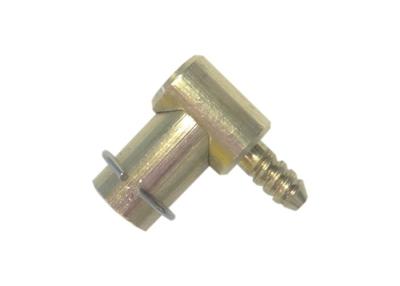 China 90 Degree Bended Copper Resistor , 50000 km Automotive Spark Plug Resistor TY0055B04 for sale