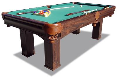 China 7.5 Feet Pool Game Table Durable Taclon Cloth Surface With Real Leather Pocket for sale