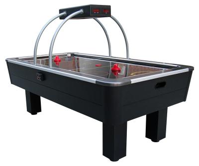 China 90 Inches Electronic Scoring Air Hockey Table Double Steel Rods With Aluminum Rails for sale