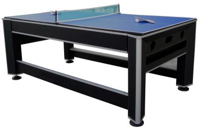 China Professional 7 FT 3 In One Game Table , Flip Air Hockey Ping Pong Table for sale