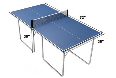 China Not Knock Down Competition Table Tennis Table , Easy Storage 6FT Inside Ping Pong Table for sale