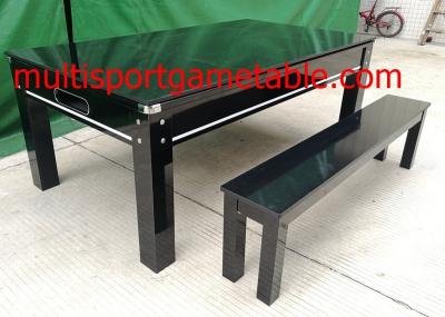 China 7FT Pool Game Table Dining Table Bench Wood Dinning Billiard Table for sale