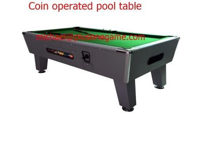 China Manufacturer Coin Operated Pool Table 8' Wood Pay Pool Table with Wool Felt playing court for sale