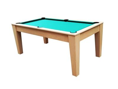 China Manufacturer pool table with dining table wood billiard table with conversion top for sale