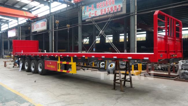 4 Axles flatbed semi trailer 4 Axles flatbed semi trailer