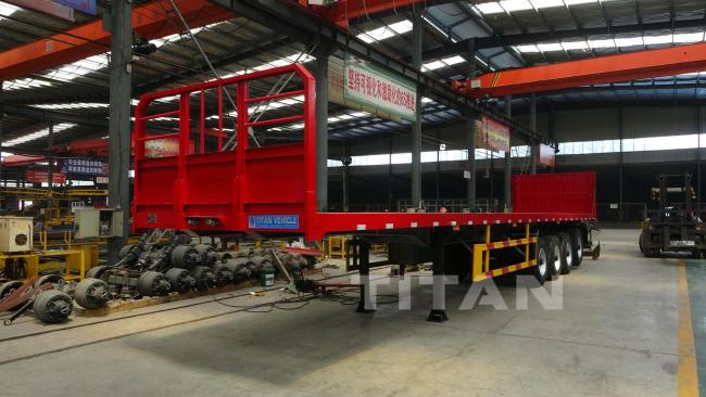 4 Axles flatbed semi trailer 4 Axles flatbed semi trailer