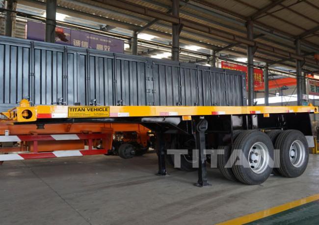 20ft container flatbed trailer