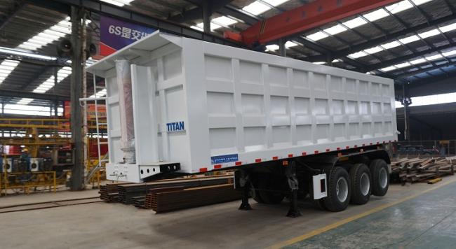 3 Axle 80 Tons Heavy Duty Tipper Dump Truck Trailers for Sale