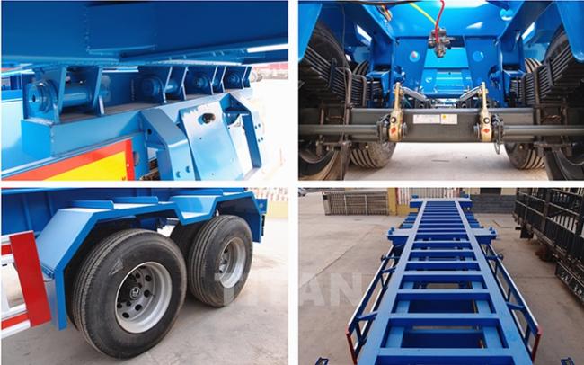 3 Axle 40ft Container Tipper Chassis Trailer for Sale in Nigeria