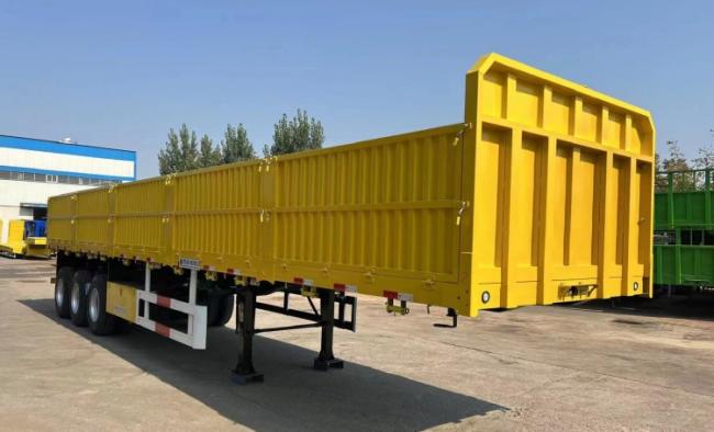 China 60 Ton Removable Side Wall Trailer for Sale in Congo | Side Wall Semi Trailer