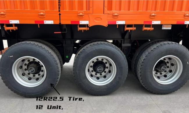 Tri Axle 50 Tons Fence Cargo Semi Trailer for Sale in Mauritius