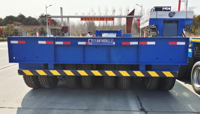 3 Line 6 Axle Detachable Lowboy Gooseneck Trailer for Sale in Mauritius