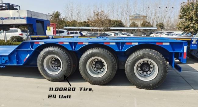3 Line 6 Axle Detachable Lowboy Gooseneck Trailer for Sale in Mauritius