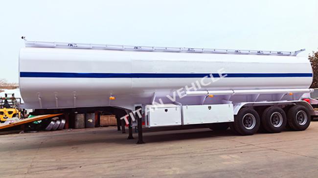 TITAN 40000 Liters 6 Compartments Oil Diesel Fuel Tanker Trailer Fuel Tank Semi Trailer for Sale in Namibia