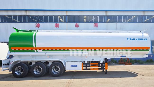 TITAN 3 Axle 42000 liters Diesel Water Oil Fuel Tanker Trailer for Sale in DR Congo