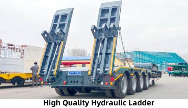 TITAN 4 Axle 100 Ton 40 Feet Low Bed Trailer Price