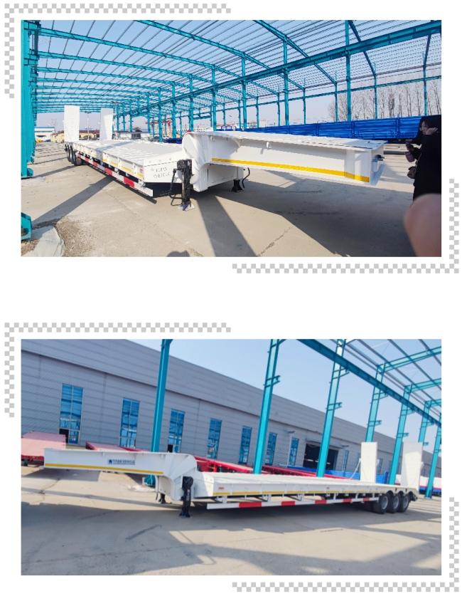 TITAN 3 Axle Low Bed Trailer for Sale With Ramp