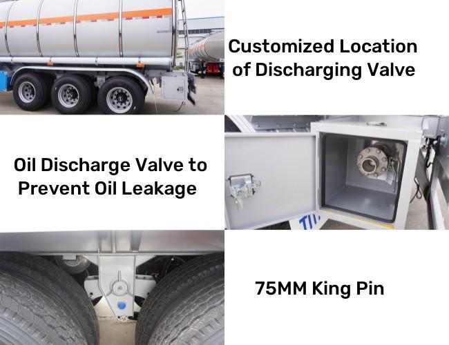 TITAN 3 Axle 50000L Stainless Steel Tanker for Sale Stainless Tankers for Sale