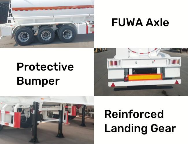 TITAN 21CBM Sulphuric Acid Tanker for Sale Acid Tanker Trailers for Sale