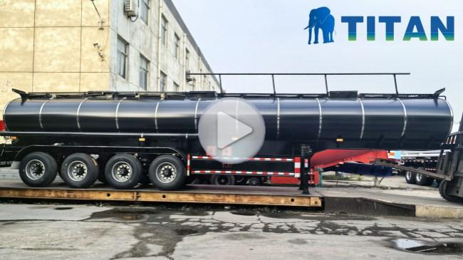 TITAN 38CBM Liquid Asphalt Tanker Trailers for Sale Asphalt Tank Trailer
