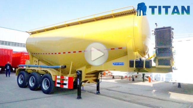 TITAN 3 Axle 35 CBM Pneumatic Dry Bulk Trailers for Sale