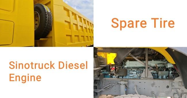 TITAN Howo Truck 2023 Pre Owned Dump Trucks for Sale Pre Owned