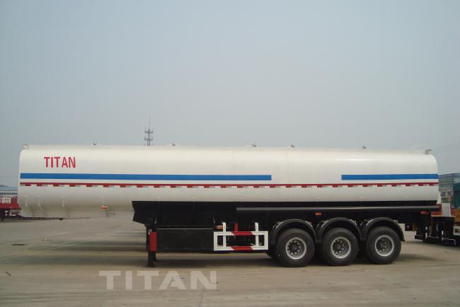 54000 liters of fuel semi trailer with carbon steel tank have good price and high quality