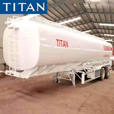 China 2 Axle 40000 Liters Fuel Tanker Truck Trailer for Sale in Senegal for sale