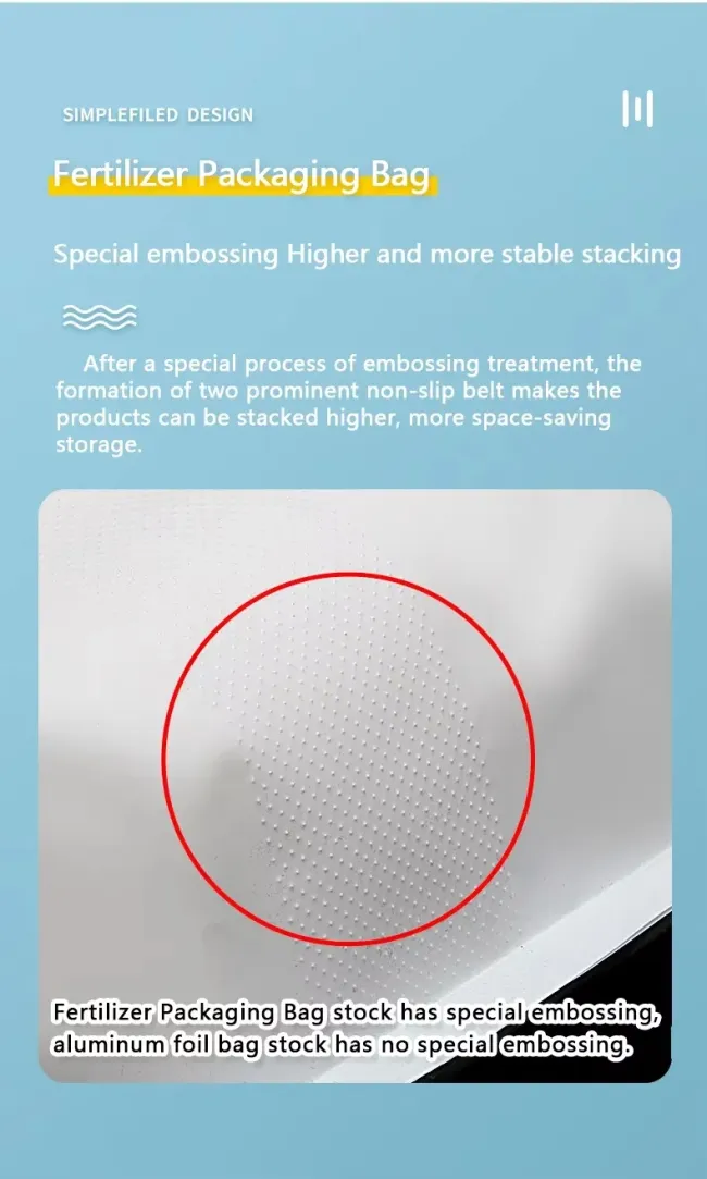 Durable PE Fertilizer Bag printing