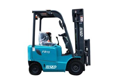 China Lithium Ion Battery Powered 1.5 TON 3m Electric Forklift Truck for sale