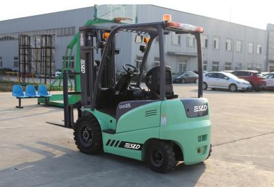 Chine chariot élévateur électrique d'entrepôt de l'étape 4.5m du moteur à courant alternatif de 2.5T 48V 3 à vendre