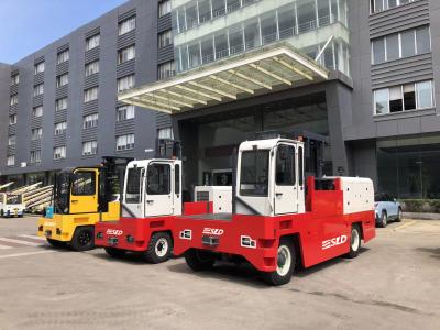 China FDS100 Diesel Side Loader Forklift 10 Tons for sale
