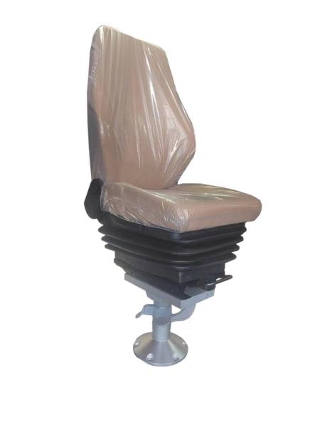 Quality Aluminum Base Marine Pilot Seat Small Yacht Static Seat 360 Degrees Rotation for sale